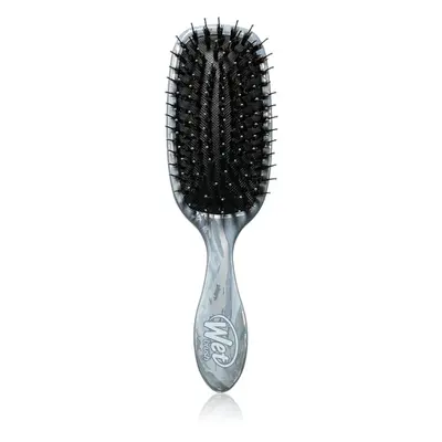 Wet Brush Shine Enhancer kartáč na vlasy s kančími štětinami Metalic marble - silver 1 ks