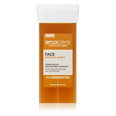 Arcocere Professional Wax Face Natural Honey epilační vosk na obličej náhradní náplň 100 ml