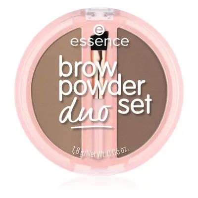 essence Brow Powder Duo set na obočí odstín 01 Light 1.8 g