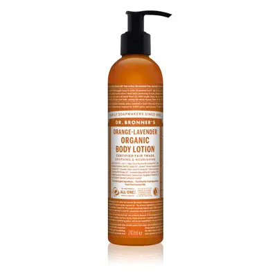 Dr. Bronner’s Orange & Levender vyživující hydratační tělové mléko 240 ml