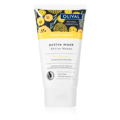 Olival Immortelle Active Mask čisticí pleťová maska pro mastnou a smíšenou pleť 75 ml