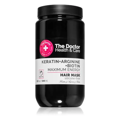 The Doctor Keratin + Arginine + Biotin Maximum Energy keratinová maska na vlasy 946 ml