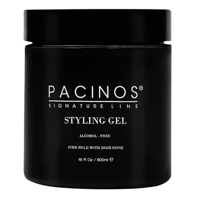 Pacinos Siganture Line Styling Gel gel na vlasy lesklý pro muže 500 ml