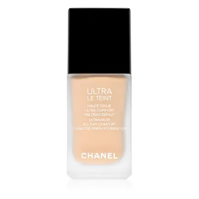 Chanel Ultra Le Teint Flawless Finish Foundation dlouhotrvající matující make-up pro sjednocení 