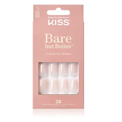 KISS Bare But Better Short umělé nehty 28 ks