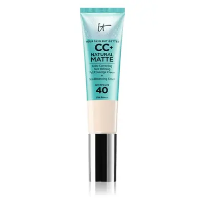 IT Cosmetics Your Skin But Better CC+ Cream Natural Matte matující make-up SPF 40 pro ženy Fair 