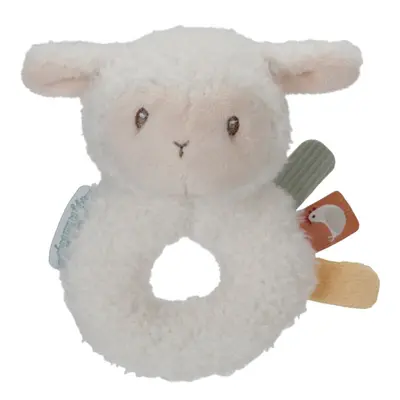 Little Dutch Little Farm Ring Rattle Sheep chrastítko 1 ks