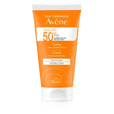 Avène Sun Invisible finish opalovací krém na obličej SPF 50+ pro citlivou pleť 50 ml