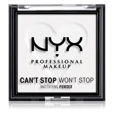 NYX Professional Makeup Can't Stop Won't Stop Mattifying Powder matující pudr odstín 11 Bright T