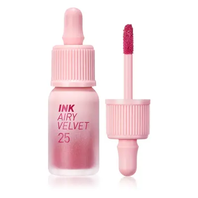 peripera Ink Airy Velvet krémová rtěnka s matným efektem odstín 25 Zazzy Peach 4 g