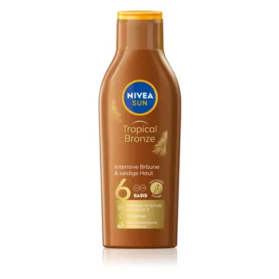 NIVEA SUN Tropical Bronze mléko na opalování s karotenem SPF 6 200 ml