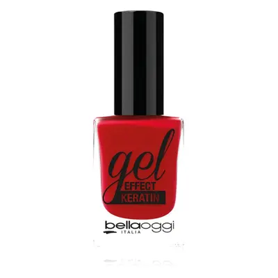 bellaoggi Gel Effect Keratin Nail Polish lak na nehty odstín Cherry Passion 10 ml