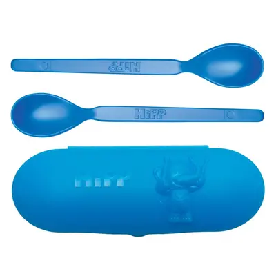 Hipp Spoons Set jídelní set na cesty Blue