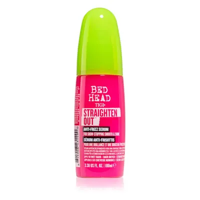 TIGI Bed Head Straighten Out uhlazující sérum pro lesk a hebkost vlasů 100 ml