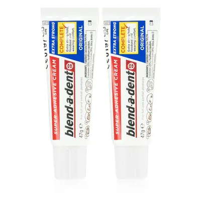 Blend-a-dent Extra Strong Original fixační krém pro zubní náhrady 2x47 g