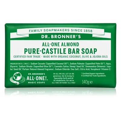 Dr. Bronner’s Almond tuhé mýdlo 140 g