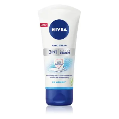 Nivea Care & Protect krém na ruce 3 v 1 75 ml