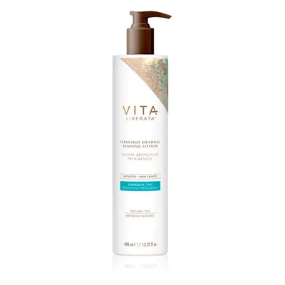 Vita Liberata Fabulous Gradual Tanning Lotion bezbarvý samoopalovací krém na tělo 400 ml