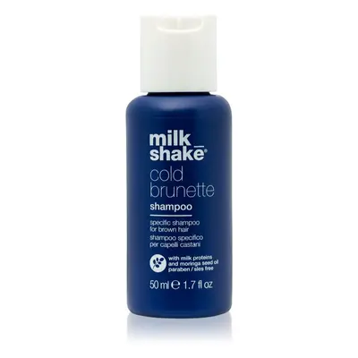 Milk Shake Cold Brunette šampon neutralizující žluté tóny pro hnědé odstíny vlasů 50 ml