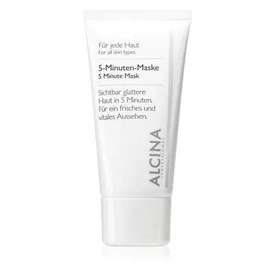 Alcina For All Skin Types 5minutová maska pro svěží vzhled pleti 50 ml