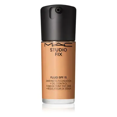 MAC Cosmetics Studio Fix Fluid SPF 15 24HR Matte Foundation + Oil Control matující make-up SPF 1