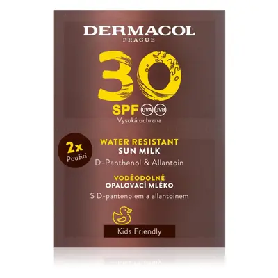 Dermacol Sun Water Resistant voděodolné mléko na opalování SPF 30 2x15 ml