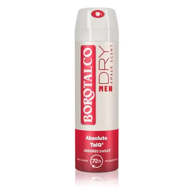 Borotalco MEN Dry deodorant ve spreji 72h vůně Amber 150 ml