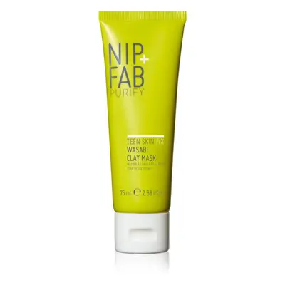 NIP+FAB Teen Skin Fix jílová maska na obličej 75 ml