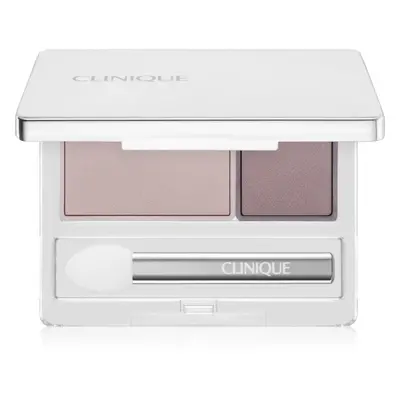 Clinique All About Shadow™ Duo duo oční stíny odstín Twilight Mauve/Brandied Plum - Shimmer 1,7 