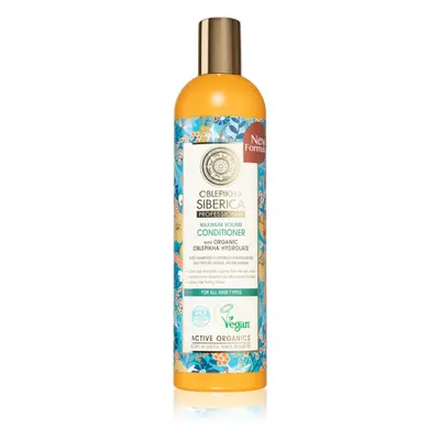 Natura Siberica Oblepikha (Sea-Buckthorn) kondicionér pro maximální objem vlasů 400 ml