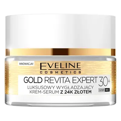 Eveline Cosmetics Gold Revita Expert zpevňující a vyhlazující krém se zlatem 30+ 50 ml