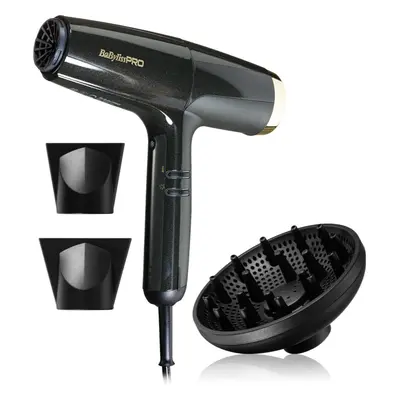 BaByliss PRO Falco Hair dryer BLACK & GOLD fén na vlasy s integrovanou ionizační funkci 1 ks