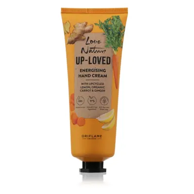 Oriflame Love Nature Up-Loved Upcycled Lemon & Organic Carrot & Ginger hydratační krém na ruce 7