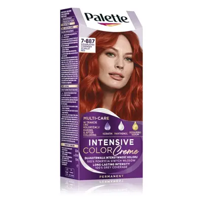 Schwarzkopf Palette Intensive Color Creme permanentní barva na vlasy odstín 7-887 (RV6) Scarlet 