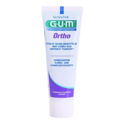 G.U.M Ortho zubní pasta pro uživatele fixních rovnátek 75 ml