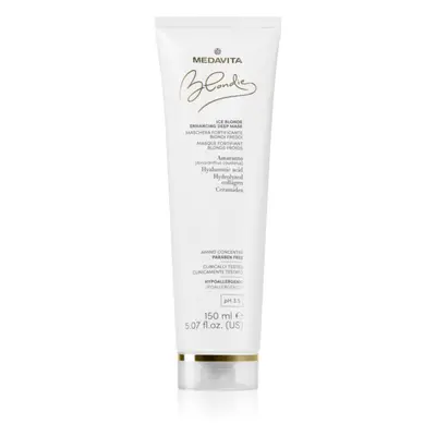 Medavita Blondie Ice Blonde Enhacing Deep Mask hloubkově vyživující maska pro studené odstíny bl