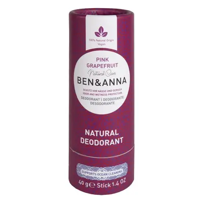 BEN&ANNA Natural Deodorant Pink Grapefruit tuhý deodorant 40 g