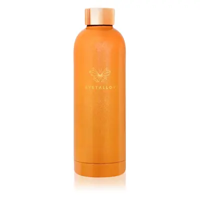 Crystallove Thermal Water Bottle skleněná láhev na vodu Peach Fuzz 500 ml