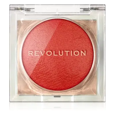 Makeup Revolution Beam Bright Blush rozjasňující tvářenka odstín Orange Crush 2.8 g