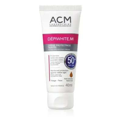 ACM Dépiwhite M tónovací ochranný krém SPF 50+ Natural Tint 40 ml