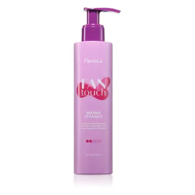 Fanola FAN touch Wanna Straight vyhlazující krém na vlasy proti krepatění 200 ml