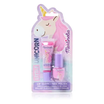 Martinelia Little Unicorn Nail & Lip Set dárková sada pro děti