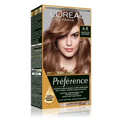 L’Oréal Paris Préférence barva na vlasy odstín 6.0 Tmavá Blond 1 ks