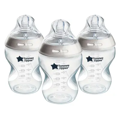 Tommee Tippee Natural Start Anti-Colic samosterilizační kojenecká láhev Slow Flow 0m+ 3x260 ml