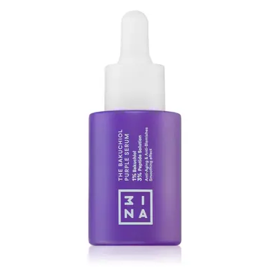 3INA The Bakuchiol Purple Serum lehké pleťové sérum pro vypnutí pleti 30 ml