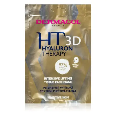 Dermacol Hyaluron Therapy 3D liftingová plátýnková maska pro vypnutí pokožky 1 ks