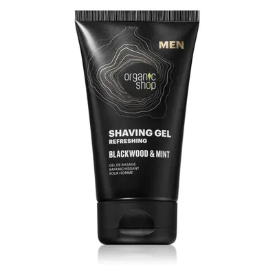 Organic Shop Men Blackwood & Mint gel na holení s osvěžujícím účinkem 150 ml