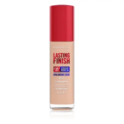 Rimmel Lasting Finish 35H Hydration Boost hydratační make-up SPF 20 odstín 010 Rose Ivory 30 ml