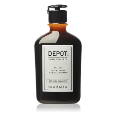 DEPOT 100 HAIR CLEANSING NO. 108 DETOXIFYING CHARCOAL SHAMPOO čisticí detoxikační šampon pro vše