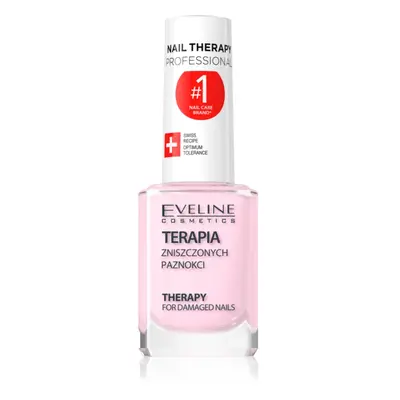 Eveline Cosmetics Nail Therapy Professional posilující lak pro slabé a poškozené nehty s keratin